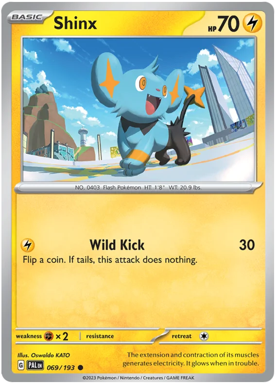 Shinx 069 Paldea Evolved Single Pokemon Card