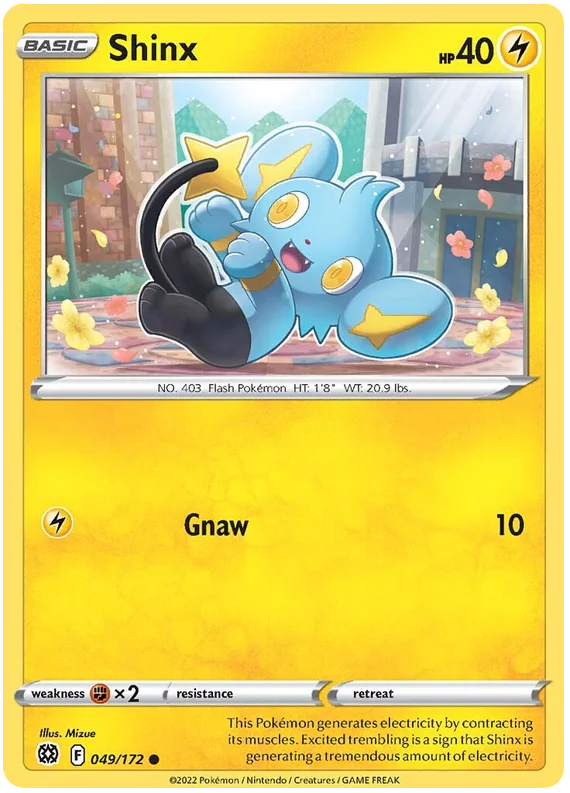 Shinx Brilliant Stars Pokemon Card Singles 049/172