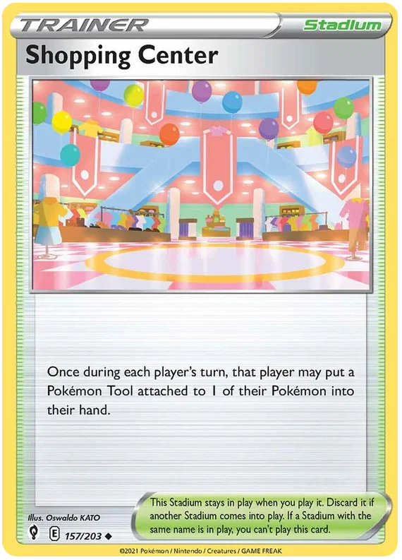 Shopping Center 157/203 - Pokemon TCG Evolving Skies card