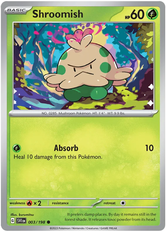 Shroomish Scarlet & Violet Base Set Pokemon Card Single
