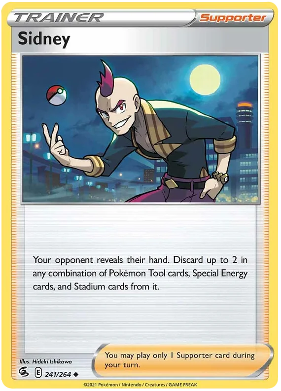 Sidney Fusion Strike Pokemon Card Singles 241/264