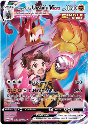 Single Strike Urshifu VMAX Brilliant Stars Trainer Gallery Pokemon Card Singles TG19/TG30
