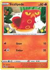 Sizzlipede Fusion Strike Pokemon Card Singles 046/264