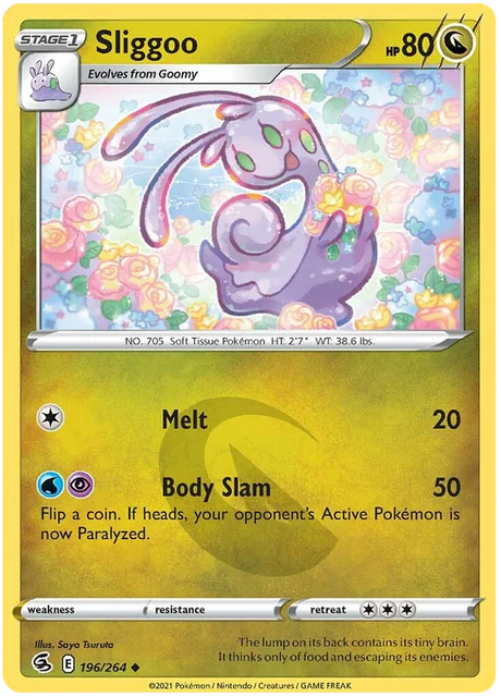 Sliggoo Fusion Strike Pokemon Card Singles 196/264
