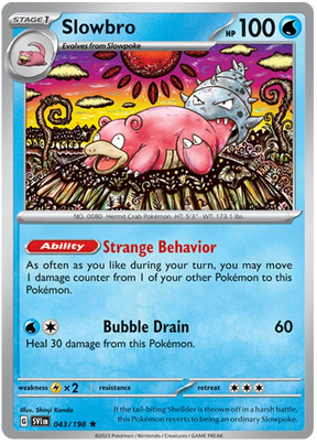 Slowbro Scarlet & Violet Base Set Pokemon Card Single