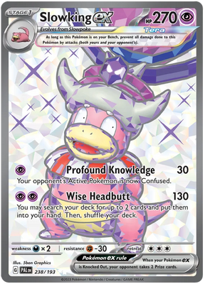 Slowking ex Full Art Paldea Evolved Single Pokemon Card