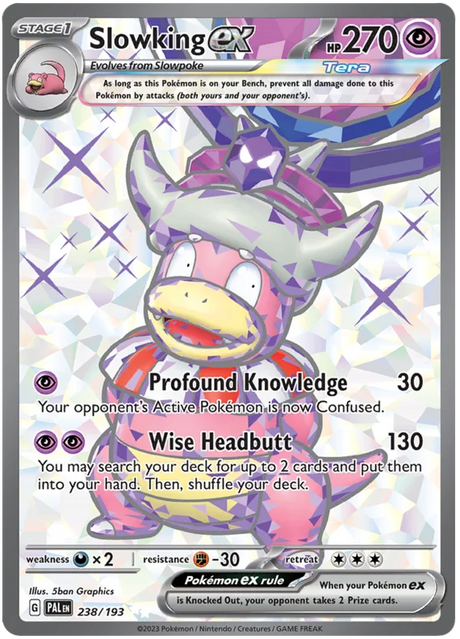 Slowking ex Full Art Paldea Evolved Single Pokemon Card