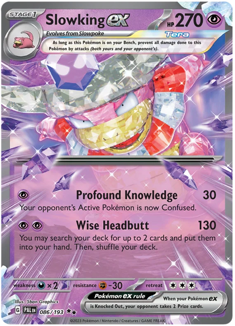 Slowking ex Paldea Evolved Single Pokemon Card