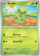 Smoliv 021 Scarlet & Violet Base Set Pokemon Card Single