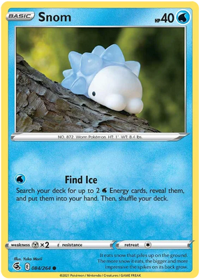 Snom Fusion Strike Pokemon Card Singles 084/264