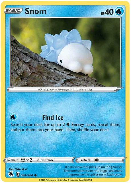 Snom Fusion Strike Pokemon Card Singles 084/264