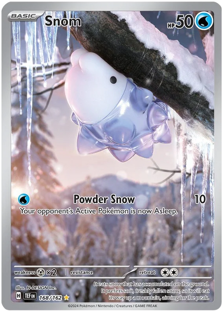 Snom Temporal Forces Pokemon Single 168/162
