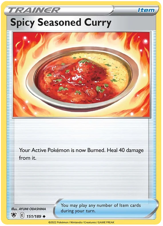 Spicy Seasoned Curry Astral Radiance Pokemon Card Singles 151/189