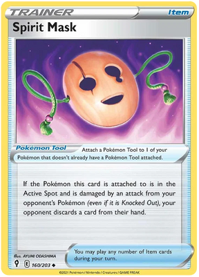 Spirit Mask 160/203 - Pokemon TCG Evolving Skies card