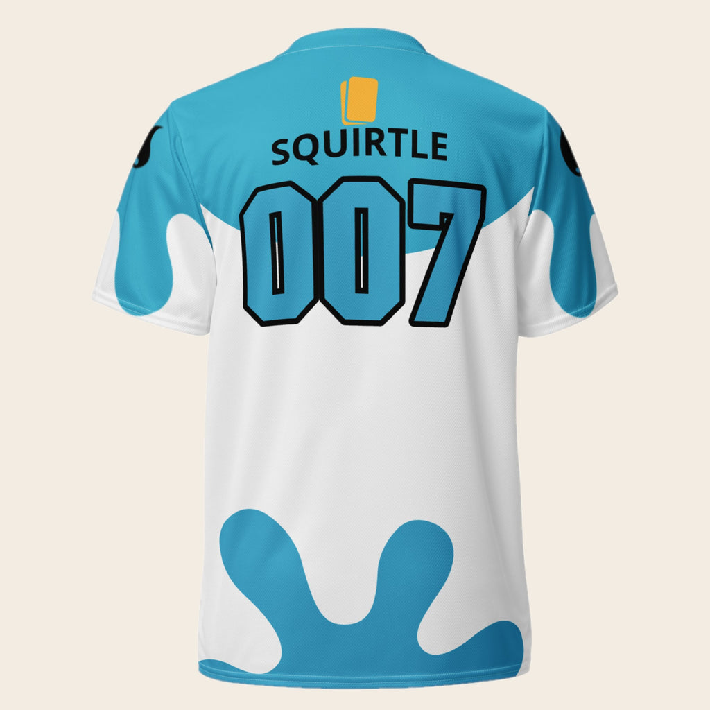 Pokemon Squirtle 007 Theme Printed Jersey Back