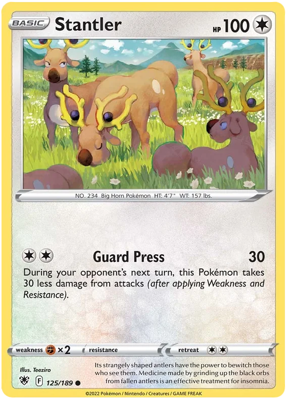 Stantler Astral Radiance Pokemon Card Singles 125/189
