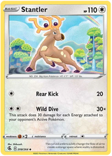 Stantler Fusion Strike Pokemon Card Singles 208/264
