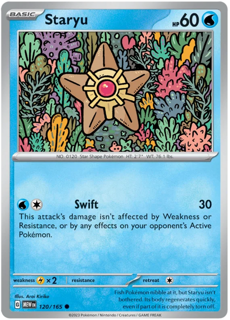 Staryu 151 Single Pokemon Card