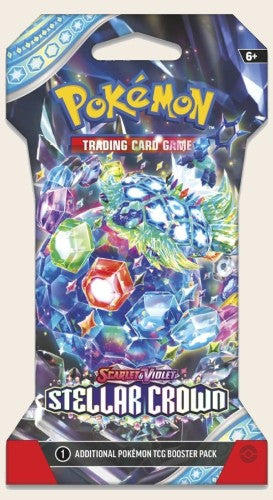 Stellar Crown Booster Pack – sealed Pokémon TCG with Terapagos artwork