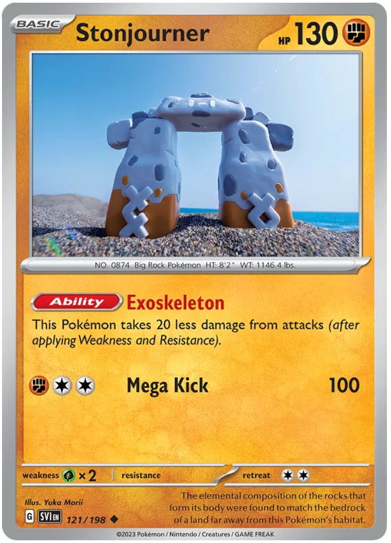 Stonjourner Scarlet & Violet Base Set Pokemon Card Single