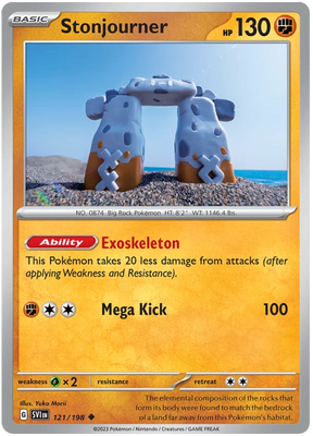 Stonjourner Scarlet & Violet Base Set Pokemon Card Single