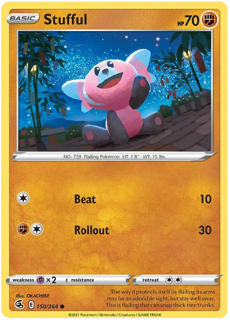 Stufful Fusion Strike Pokemon Card Singles 150/264
