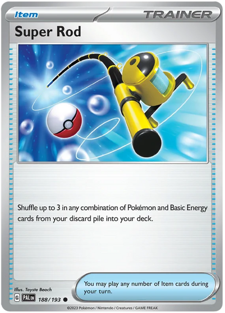 Super Rod Paldea Evolved Single Pokemon Card