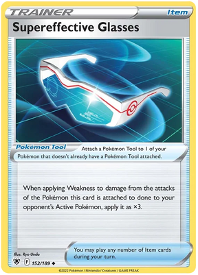 Supereffective Glasses Astral Radiance Pokemon Card Singles 152/189