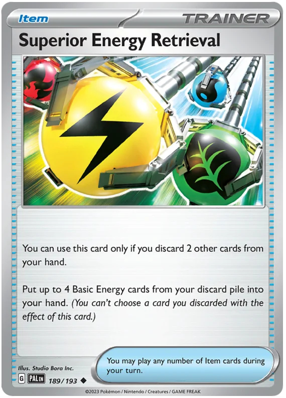 Superior Energy Retrieval Paldea Evolved Single Pokemon Card