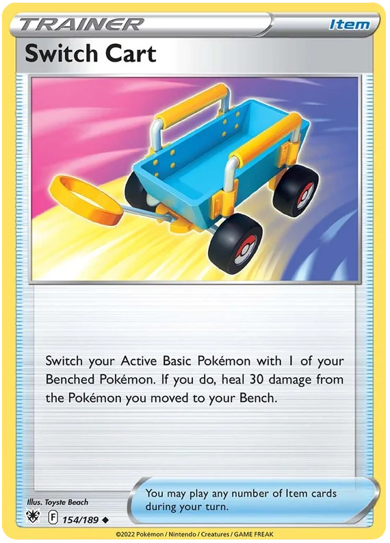 Switch Cart Astral Radiance Pokemon Card Singles 154/189