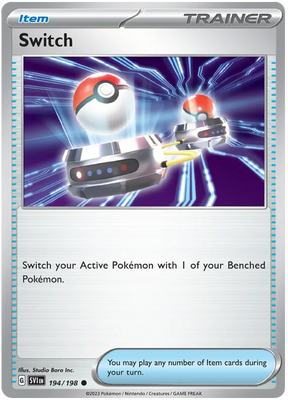 Switch Scarlet & Violet Base Set Pokemon Card Single