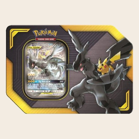 Pokémon TAG TEAM Tin featuring Pikachu & Zekrom GX