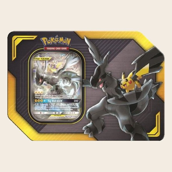 Pokémon TAG TEAM Tin featuring Pikachu & Zekrom GX