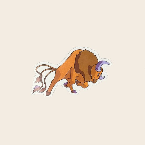 Tauros Pokemon Sticker