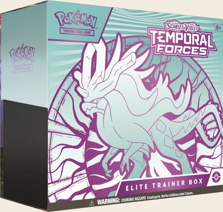 Pokémon TCG Temporal Forces Elite Trainer Box featuring Walking Wake