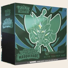 Pokémon Center Twilight Masquerade Elite Trainer Box featuring Ogerpon