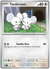 Tandemaus 154 Paradox Rift Single Pokemon Card 154/182