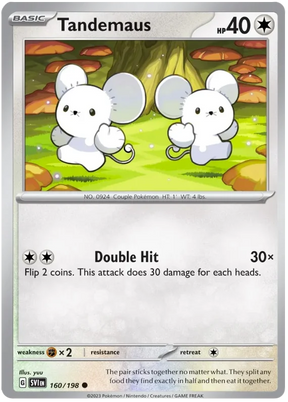 Tandemaus 160 Scarlet & Violet Base Set Pokemon Card Single