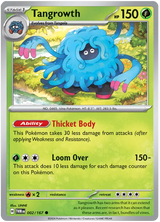 Tangrowth Twilight Masquerade Pokemon Single 002/167