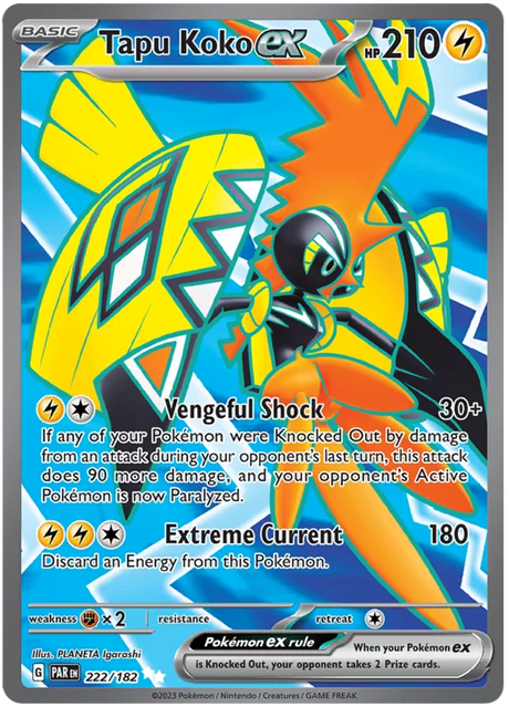 Tapu Koko ex Full Art Paradox Rift Single 222/182