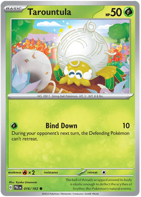 Tarountula 016 Paldea Evolved Single Pokemon Card