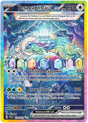 Terapagos ex Special Illustration Rare Stellar Crown Pokemon Single Card 170/142