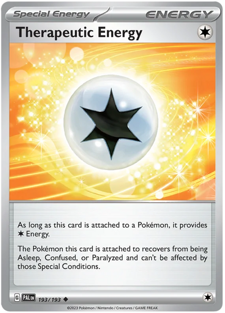 Therapeutic Energy Paldea Evolved Single Pokemon Card