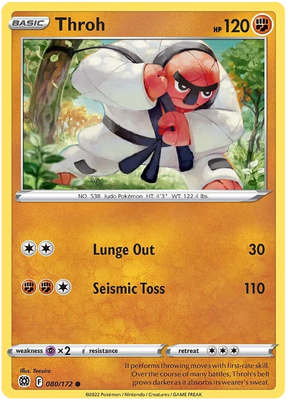 Throh Brilliant Stars Pokemon Card Singles 080/172
