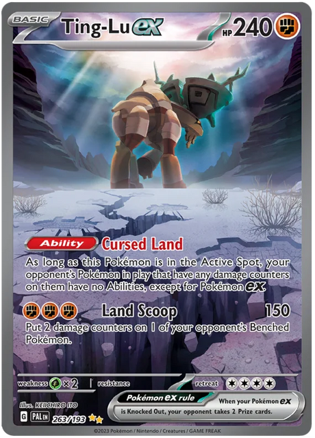 Ting-Lu ex Special Illustration Rare Paldea Evolved Single Pokemon Card