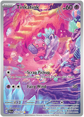 Tinkatink Illustration Rare Paldea Evolved Single Pokemon Card
