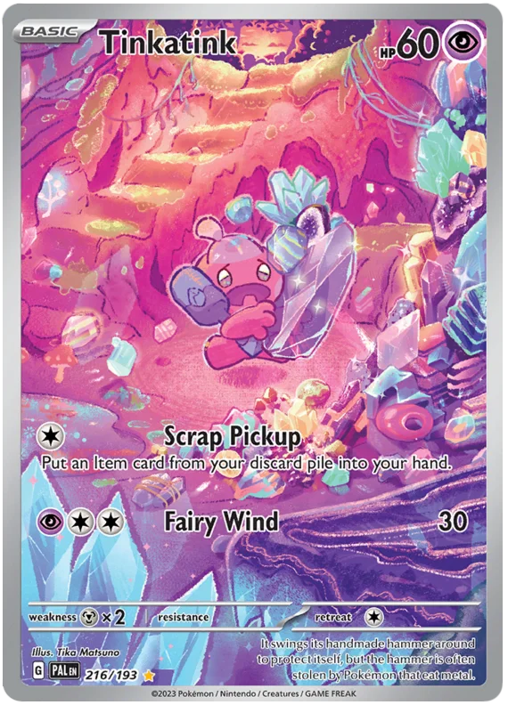Tinkatink Illustration Rare Paldea Evolved Single Pokemon Card
