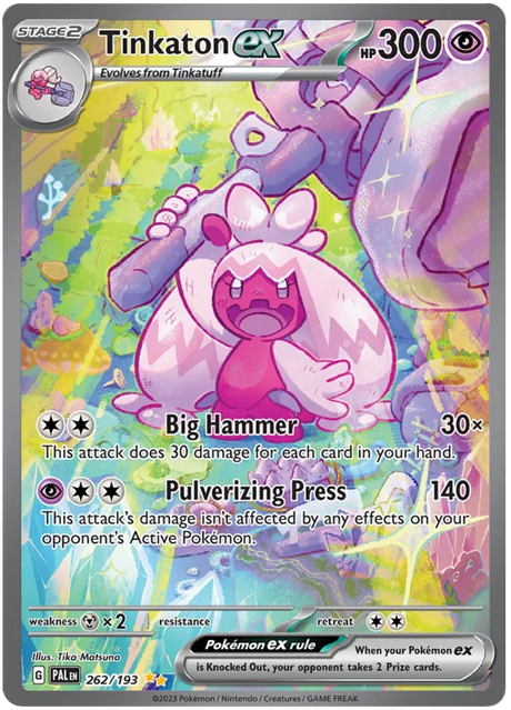 Tinkaton ex Special Illustration Rare Paldea Evolved Single Pokemon Card