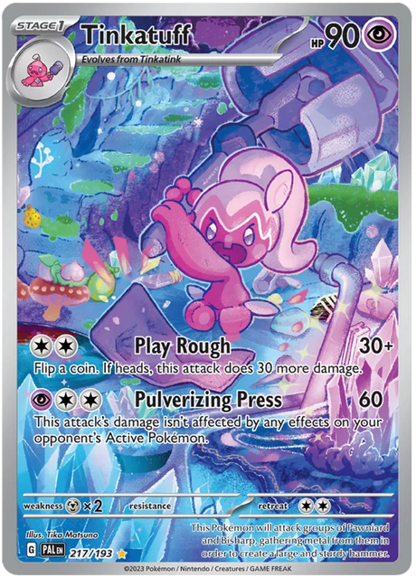 Tinkatuff Illustration Rare Paldea Evolved Single Pokemon Card