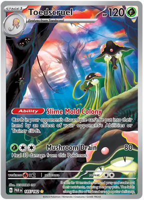 Toedscruel Illustration Rare Paradox Rift Single Pokemon Card 185/182